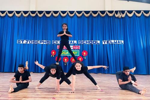 Yoga day celebration 2024